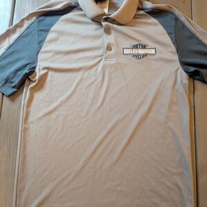 Harley-Davidson Polo Shirt Mad River Sandusky Ohio Men’s Medium Gray